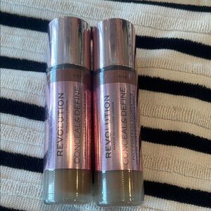 Set of 2 Revolution Conceal & Define - Tan and Brown Shades. You get 2